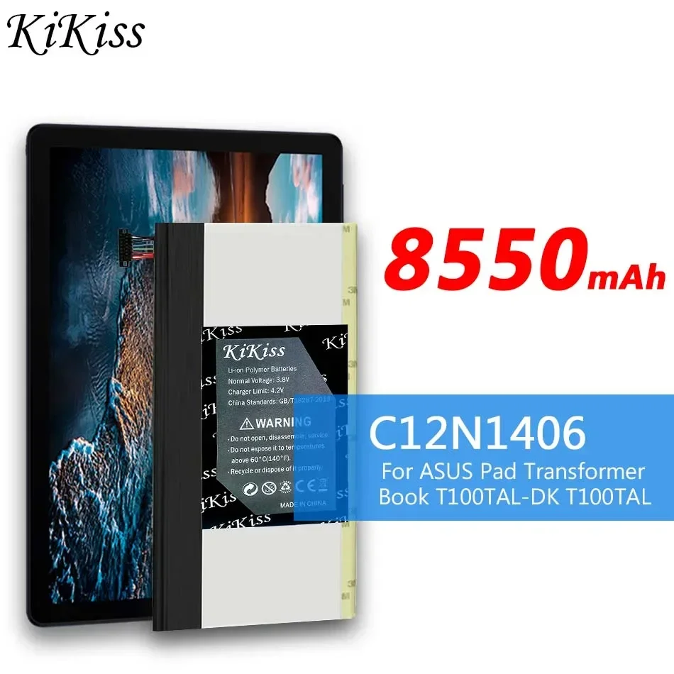 Imagem -02 - Kikiss-bateria do Portátil para Asus Transformer Livro 8550mah C12n1320 C12n1406 T100 T100t T100ta T100ta-c1 T100tal