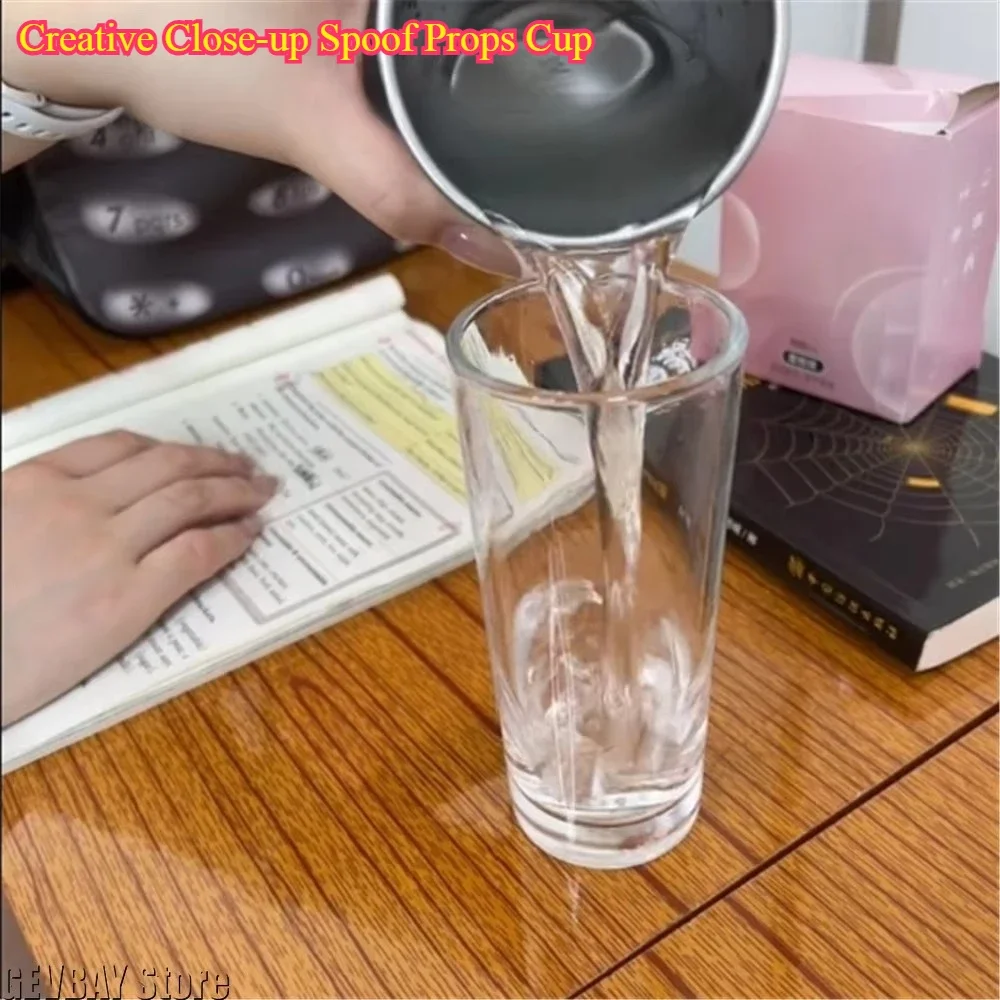 Anti-gravity Tilted Balancing Cup, Creative Spoof Prop That Does Not Fall, Funny Close Scene Shooting Glass