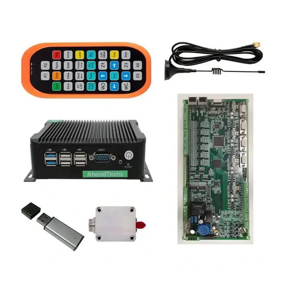 TLF Raytools XC4000T Ether Sistema de controle de movimento Profsional de corte de tubo de 2 mandris Controlador Raytools Xc4000 T2