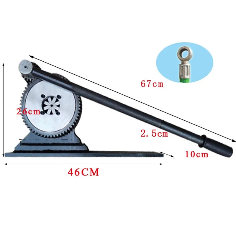 Manual Crimper Mechanical Gear Hose Sprayer Tube Air Conditioner Repair Pressing Crimping8MM-32MM