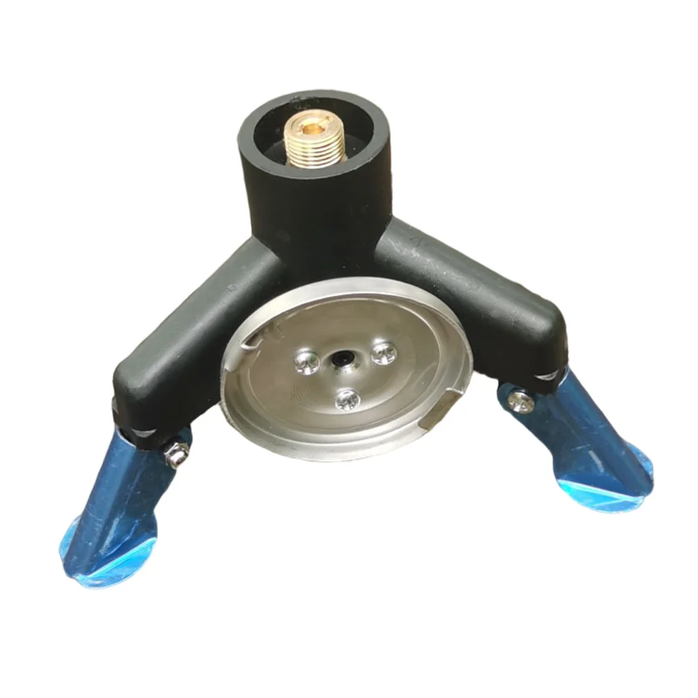 

1pc Furnace Head Converter Stove Adapter Portable Camping BBQ Triangular Metal Gas Tank Cooking Tool Lightweight Outdoor