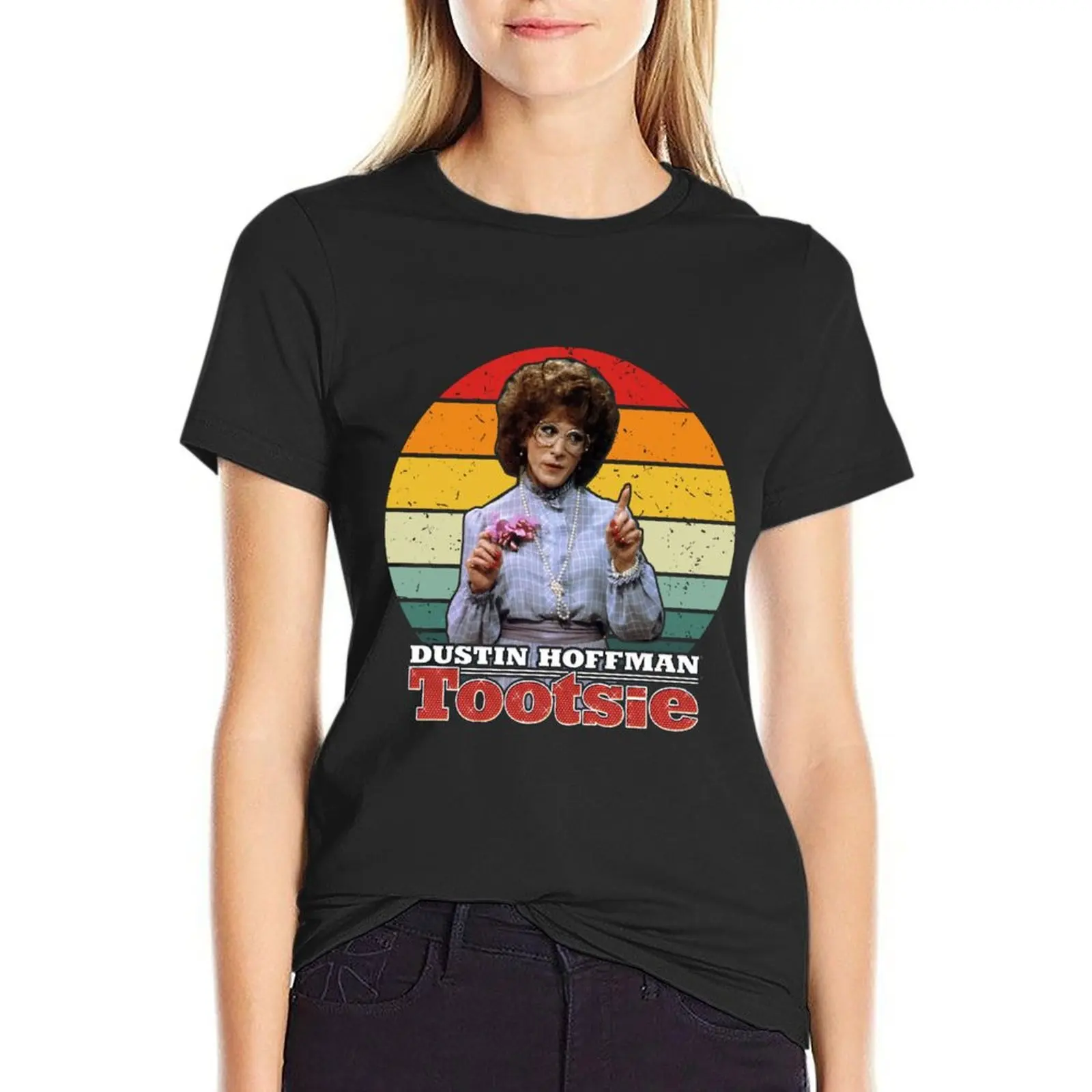 Tootsie Comedy Movie T-Shirt female vintage funny t shirts for Women