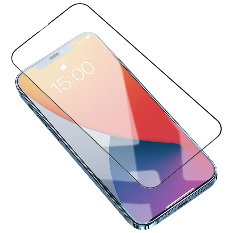 C90C Screen Protector Tempered Glass Film for Phone 15 Full Screen Film Shatterproof Tempered Film Easy Installation