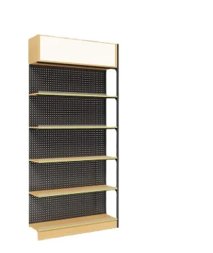 Multi-layer Display Cabinet  for Tobacco Snacks Mother-And-Baby Stores Wooden Rack for Supermarket Shelvesfor Shop Design