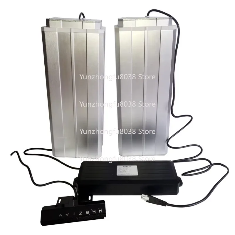 Adjustable Electric Lift Post – 3-Tier Aluminum Rectangular Bollard for Security and Traffic Control