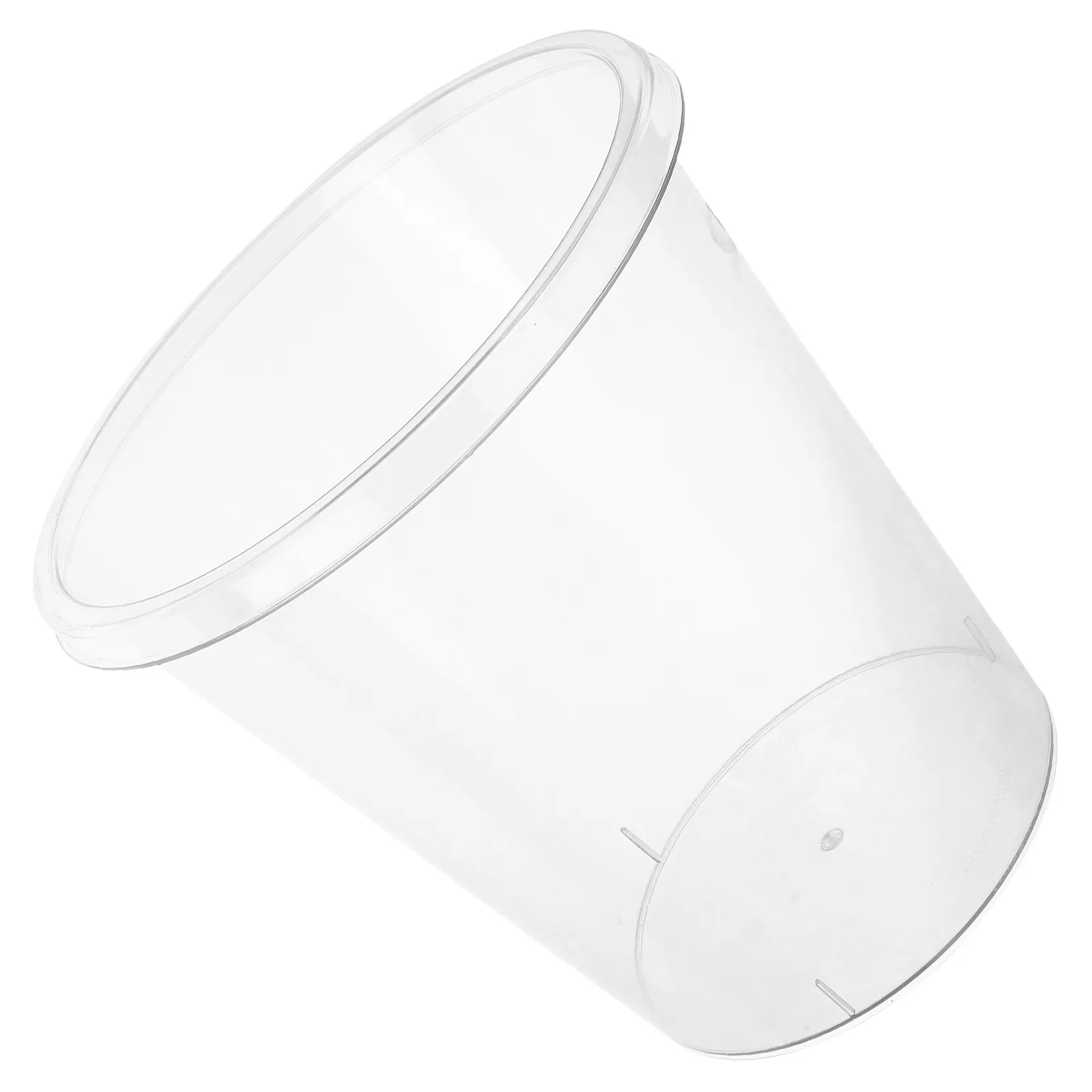 

Clear Large Capacity Trash Can Easy Clean Plastic Waste Bin Modern Stylish Home Kitchen Bedroom Office Decorative