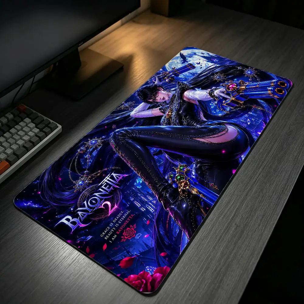 game Sniper Elite Mouse Pad MousePad Stitched Edge Gaming Anti‑Slip Rubber Base Waterproof Desk Mat For Office Laptop PC