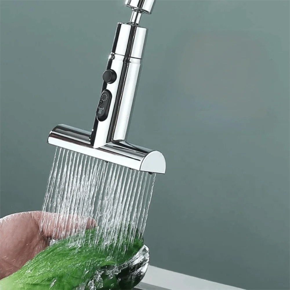 3 Modes Swivel Kitchen Filter Faucet 360-degree Rotation with Dirt-trapping Filter Kitchen Faucet Aerator Large Panel