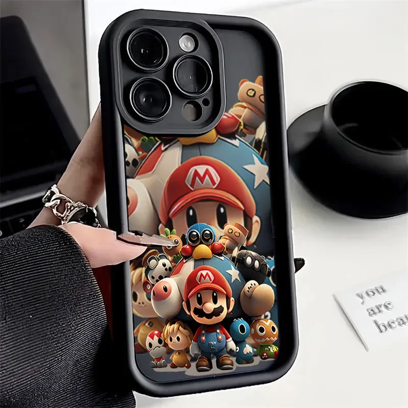 Чехол Cartoon Mario для OPPO Reno 13 Pro 13f 11 12 A3X A58 A78 A54 A74 A94 A95 Find X8 A5 F29 5G силиконовый противоударный Фото №4