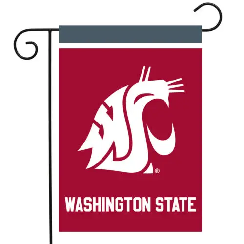 Washington State Cougars Garden Flag Licensed ; Briarwood Lane