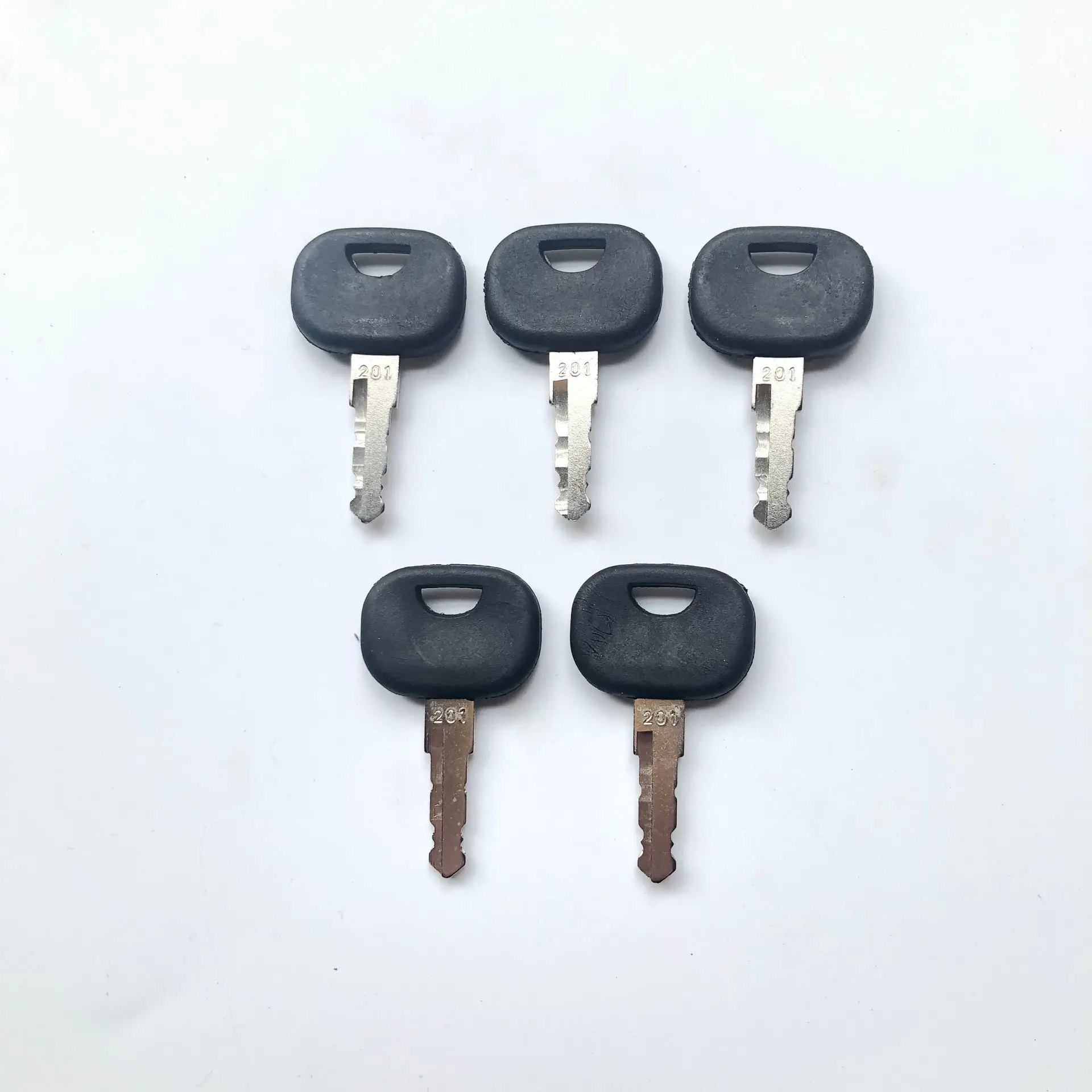 5 Pcs Construction Equipment Ignition key For Atlas Takeuchi NR. 201 Wheel Loader 3643912 Fit TW65 TW80