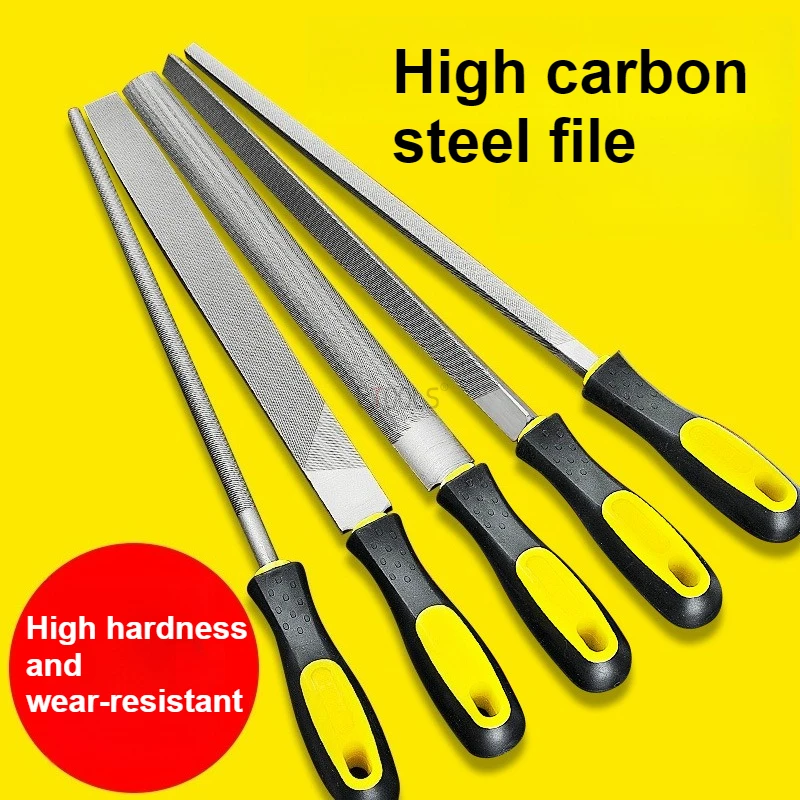 

File polishing tool saw woodworking tools metal high hardness material wear-resistant durable anti slip adhesive coated handle