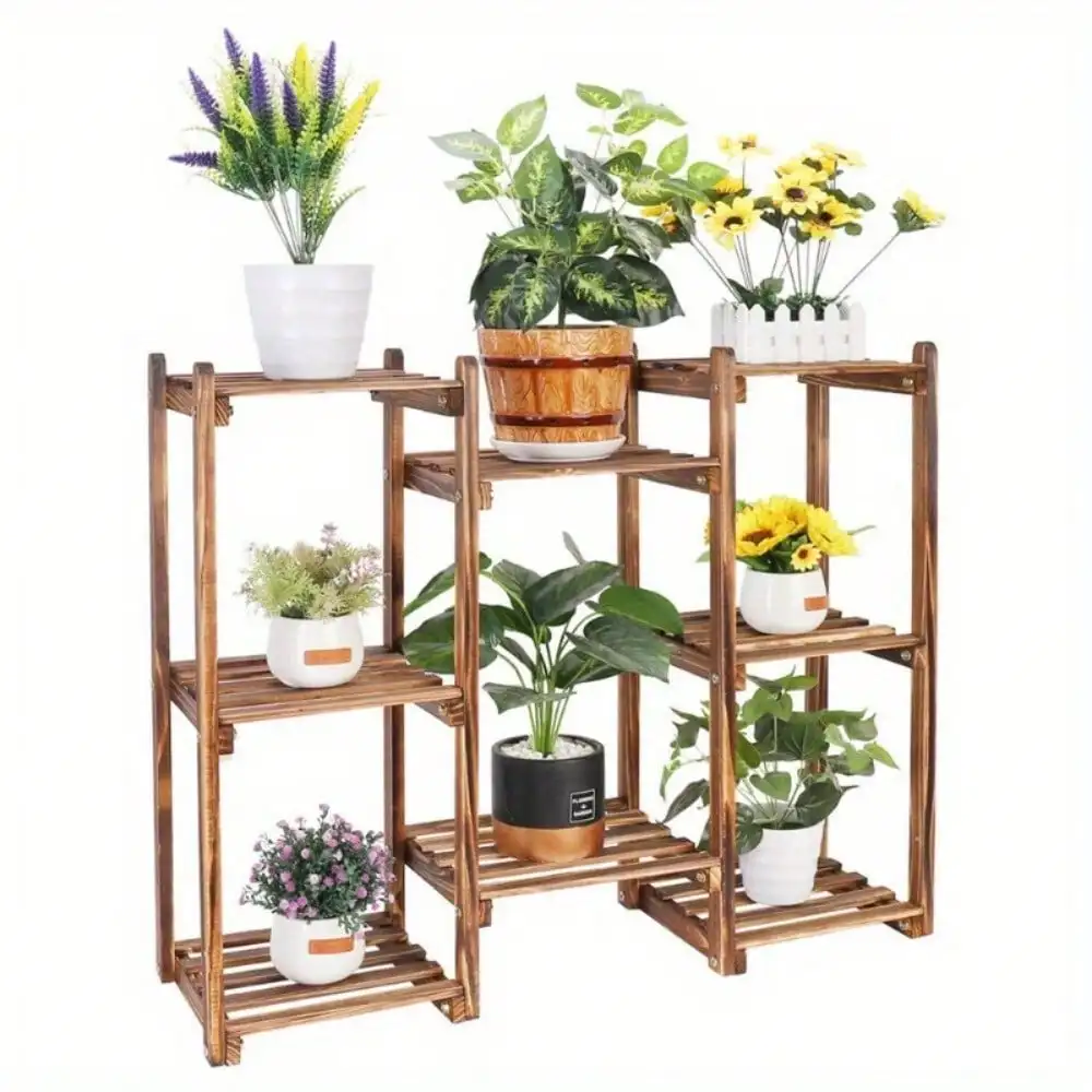 New Flexible Combination Tall Plant Stand Corner Flower Pot Display Holder Rack