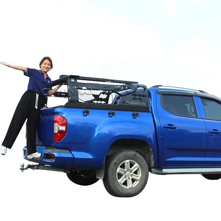 

Universal Pick Up Roll Bar Anti-roll Ranger Basket Roof Rack For Toyota Tacoma Tundra Hilux Ford F150