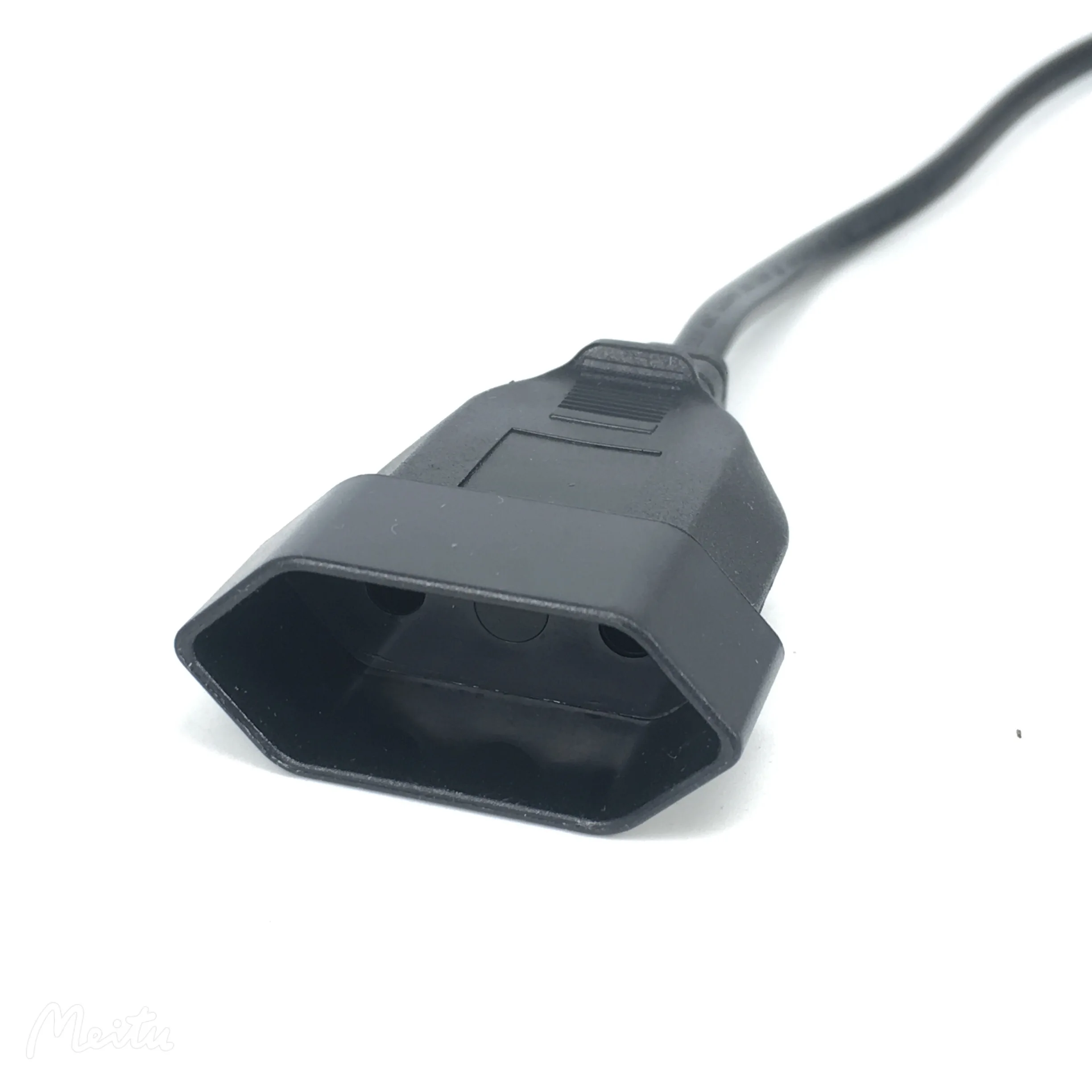 IEC 320 C14 Male Plug to European 2Pin Female Power Cable For UPS PDU,EU Power Adapter Cord,30CM