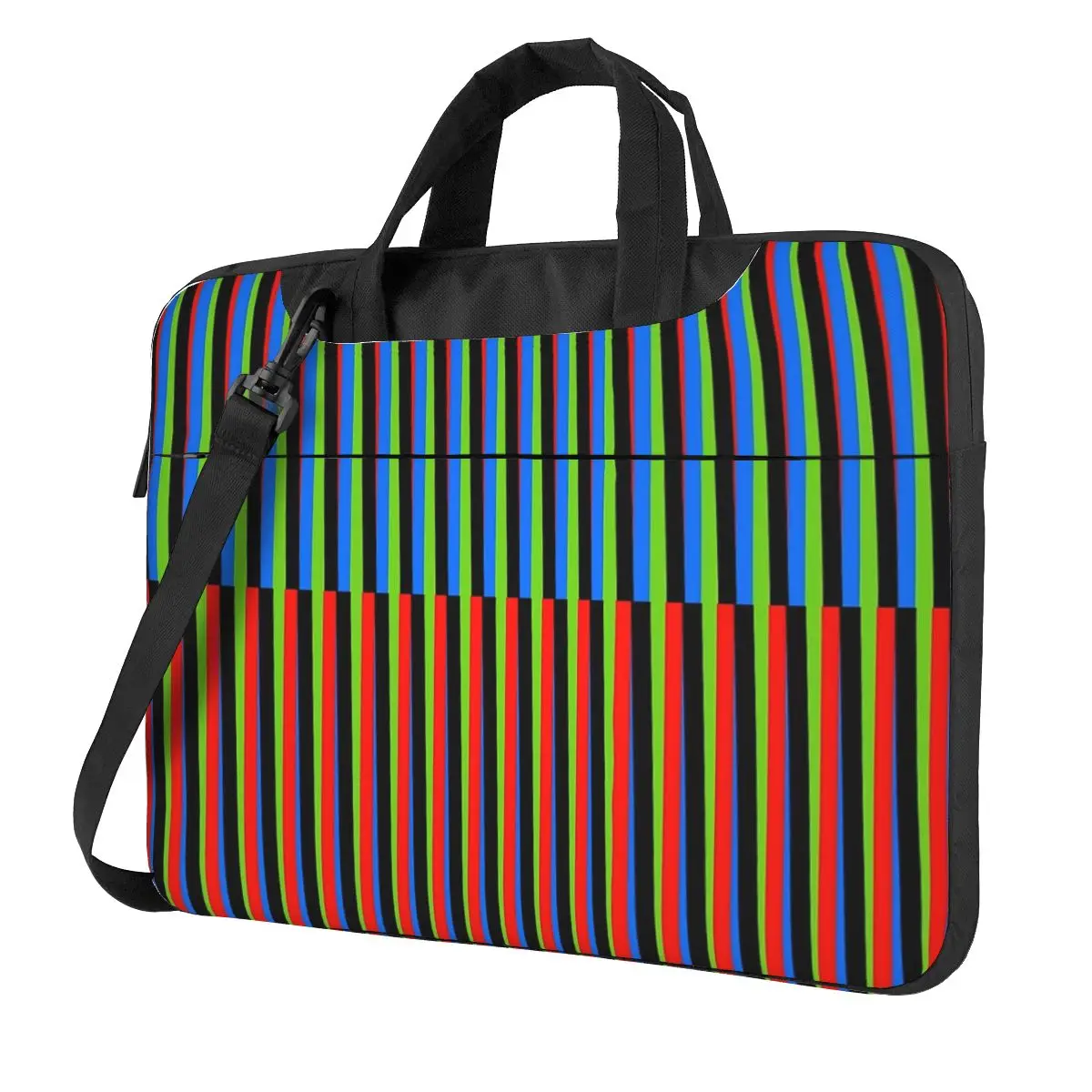 Maiquetia Venezuela Cruz Diez Crossbody Laptop Bag Case Computer Bag Resistant Protective Notebook Pouch for Macbook Pro Lenovo