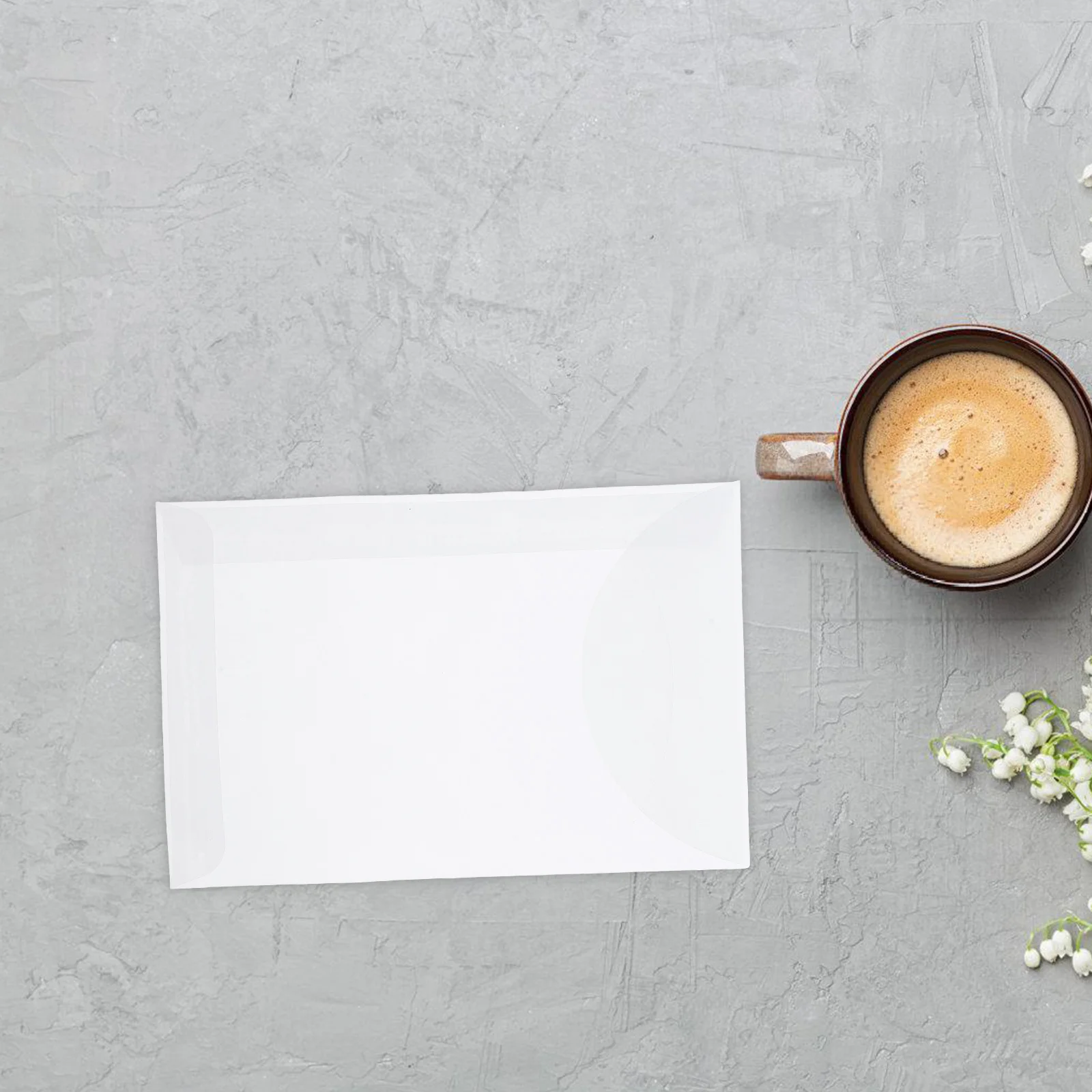 50Pcs Semi-Transparent Paper Bags Small Flat Mini Paper Envelopes Button Storage Craft Packaging Small Button Bags