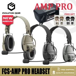 Casque FCS-TACTICALAMP numérique complet pour les touristes, DPS DulCommunication, réduction du bruit, accessoire pour les touristes-Channel V20/V60 PTT, 2024 Nouveau