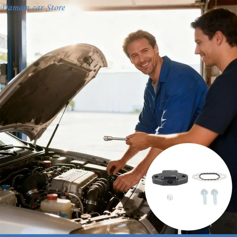 A2UC Quick Install Oil Cooling Bypass Cover For LS Series for Easy Setups in Performances Vehicles Competitive Motorsports