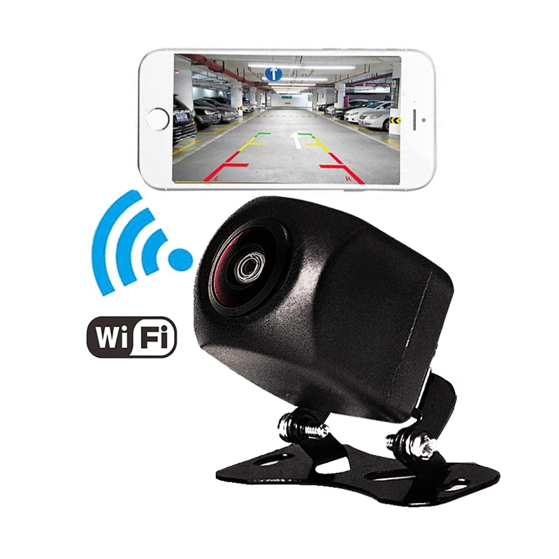 

Беспроводная автомобильная камера с Wi-Fi, передняя и задняя камеры, USB-питание, поддержка Android и IOS, беспроводной передатчик и приемник.