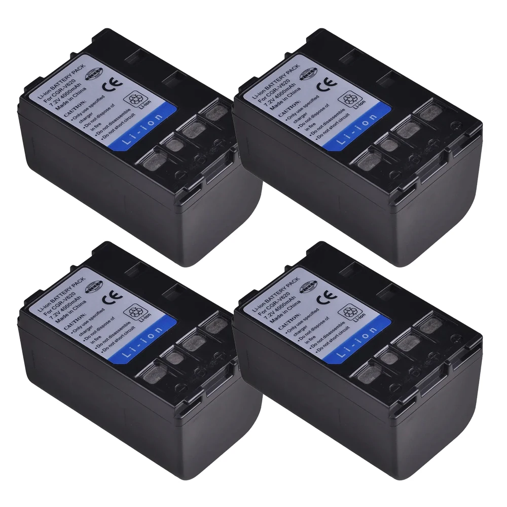 4000mAh CGR-V620 CGR-V14S CGR-V610 CGR-V26S Battery for Panasonic NV-RX14 NV-RX17 NV-RX18 NV-RX24 NV-RX27 RX37 RX18B RZ10