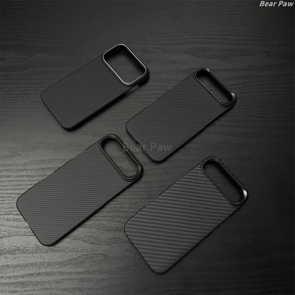 

Чехол из настоящего углеродного волокна для Apple iPhone Air Aramid 600D 1500D, чехол из углеродного волокна, роскошный ультратонкий легкий бронированный корпус