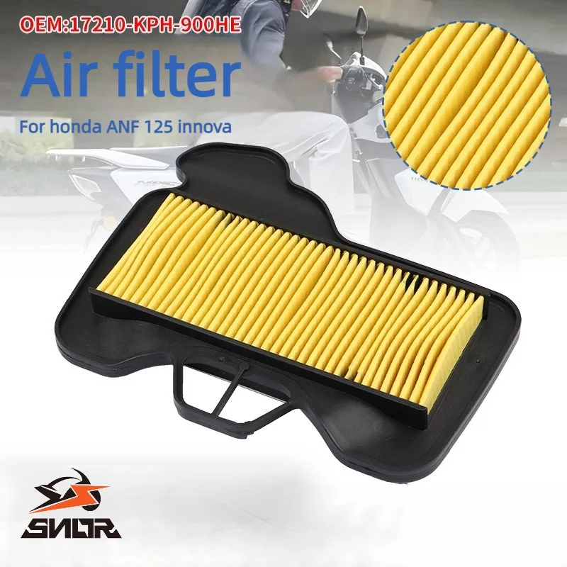 Motorcycle Air Filter For HONDA ANF125 INNOVE Karisma Revo Supra X125 Injection ANF-125 17210-KPH-900HEI Innova Intake Cleaner
