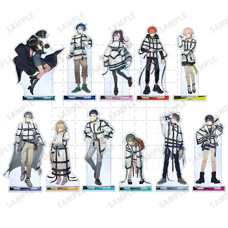 Anime MILGRAM Game Shidou Es Haruka Kazui Yuno Mikoto Amane Acrylic Stand Doll Figure Model Plate Cosplay Toy for Gift