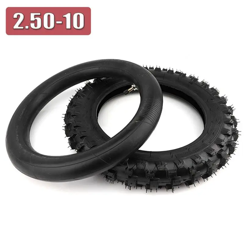 Portable 2.50-10 Outer Tire Inner Tube For Honda CRF50F PW50 TTR50E Off-Road Vehicle Wheel Tyre
