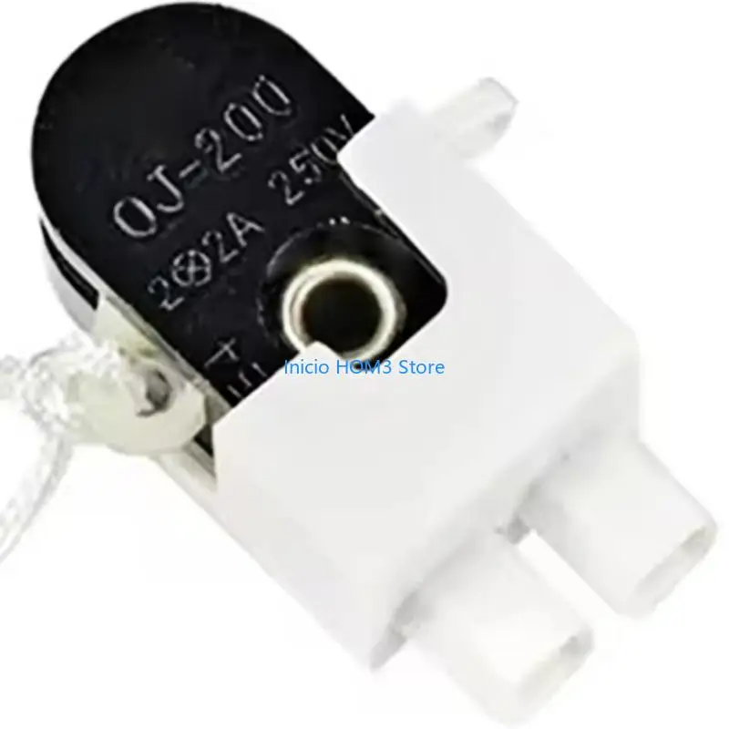 A5YD 4Pcs 2A 250V Miniature Cord Pull Switches For Bathroom Bedroom Lighting Fixtures