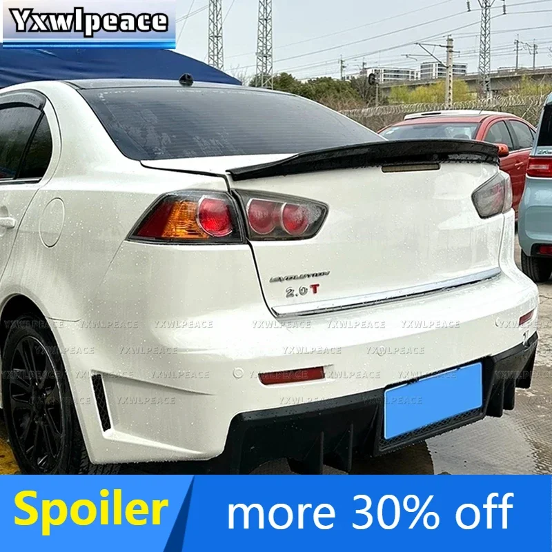 

For Mitsubishi Lancer EX Evo 2008-2015 Spoiler ABS Material Primer Color Rear Trunk Lip Spoiler Wing Body Kit Accessories