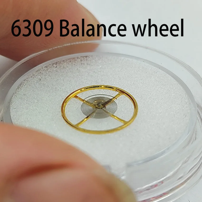 عجلة توازن شعر متأرجحة بالكامل ، إكسسوارات حركة الساعة ، عجلة التوازن ، قديمة ، زنبرك الشعر ، من من من من من