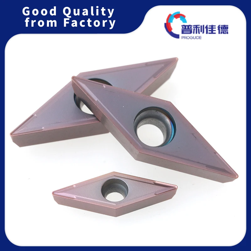 PROGUIDE VCMT110304 VCMT110308  VCMT160404 160408 CG5050 Lathe Cutter Turning Inserts For Stainless Steel Free Shipping