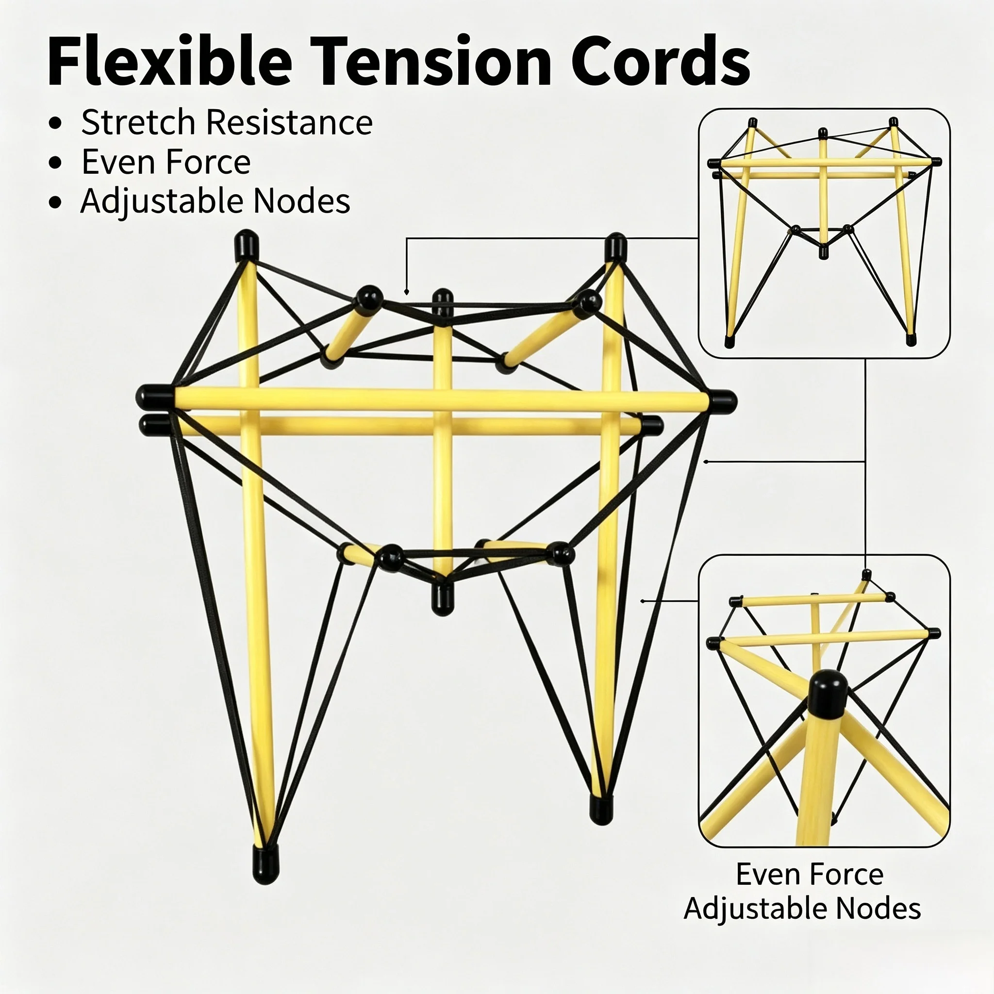 Pelvic Tensegrity Model Pelvis Anatomy Teaching Tool for Physical Therapy Rehabilitation Posture Training Aid