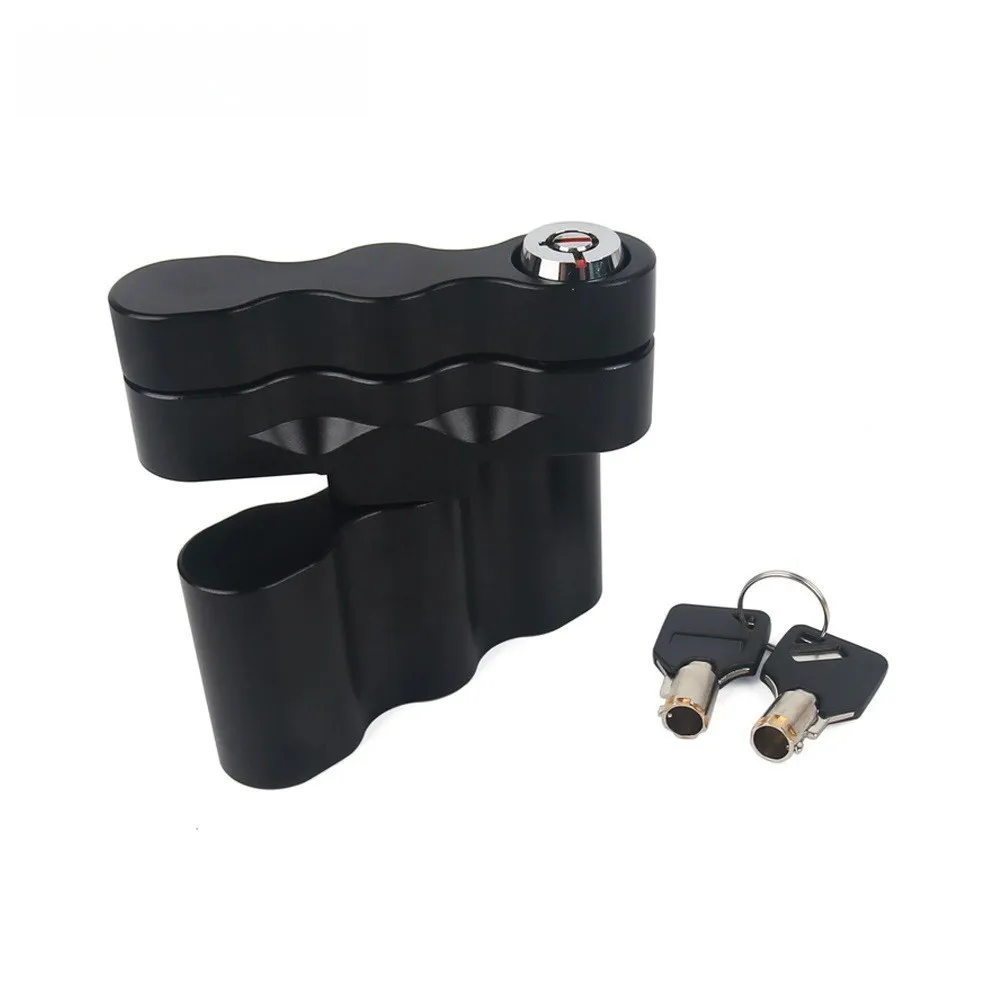 Hot Sale Aluminum Fuel/Water Tank Mounting Bracket with Lock Keys, Spare Gas Can Tray Clamp for Car Motorcycle ATV, Universal
