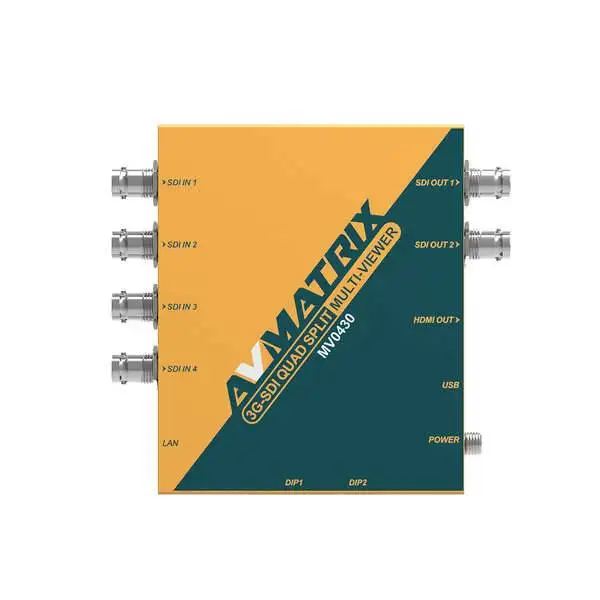 AVMatrix MV0430 HD SDI Multiviewer 3G-SDI Signal Video Input 4-Channel Metal Private Mold Made in China