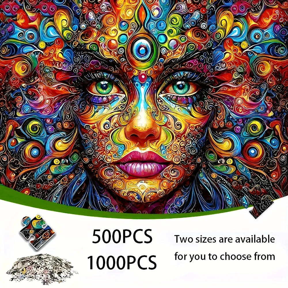 ปริศนาสำหรับผู้ใหญ่ 500/1000 ชิ้น |   เกมครอบครัวที่สนุกสนานและคลายเครียดคุณภาพสูง เหมาะสำหรับวันเกิด คริสต์มาส ฮาโลวีน และเป็นของขวัญ