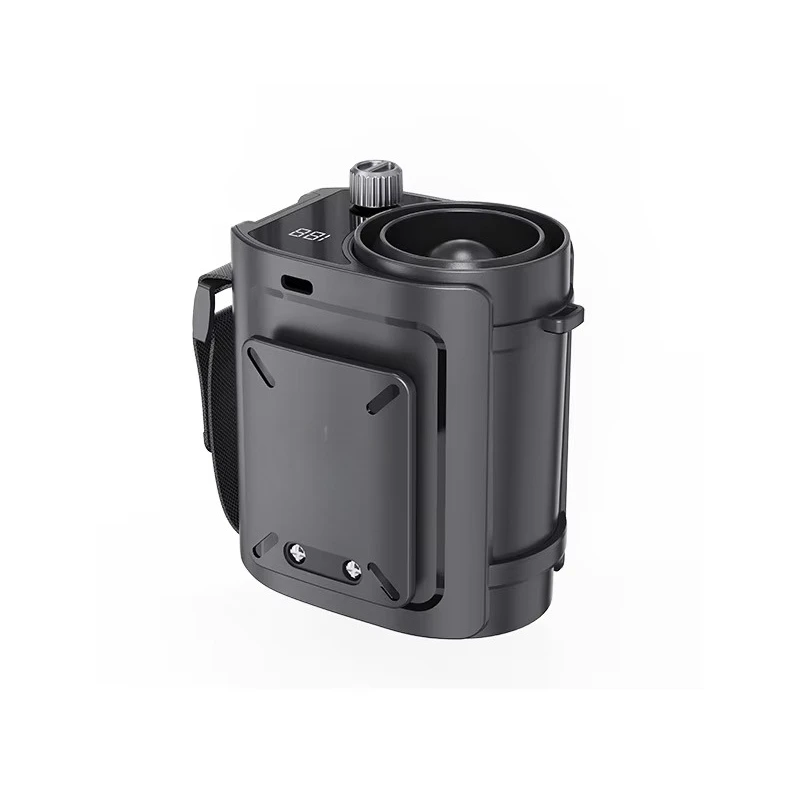 Portable Waist Clip-on Small Fan Cross-border New High-Speed Strong Wind Outdoor Construction Site Power Bank Charger