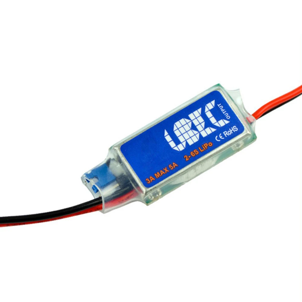 

3A Electric Speed Regulator UBEC 5/6V Lowest RF Noise BEC 2-6S Lipo Switching Regulator for RC Helicopter Plane Drone Model Part