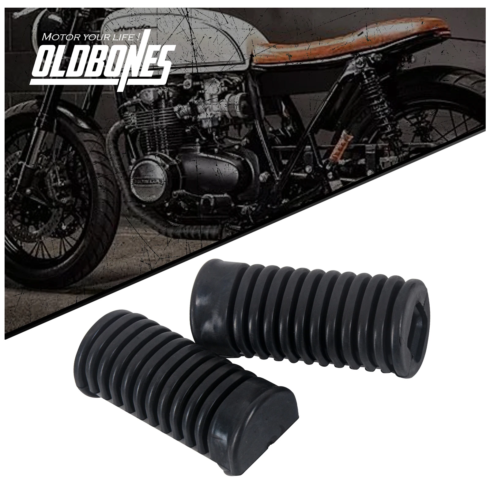 Motorcycle Foot Peg Rubber Accessories For Honda CB175 CB350 CB450 CB500K CB550K CB750K 1970-1976