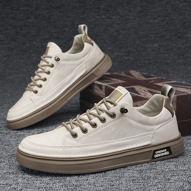 

Round Headboard Shoes For Men's Casual Sports Shoes For Simple Commuting Light Spring And Autumn Style Breathable Comfortable
