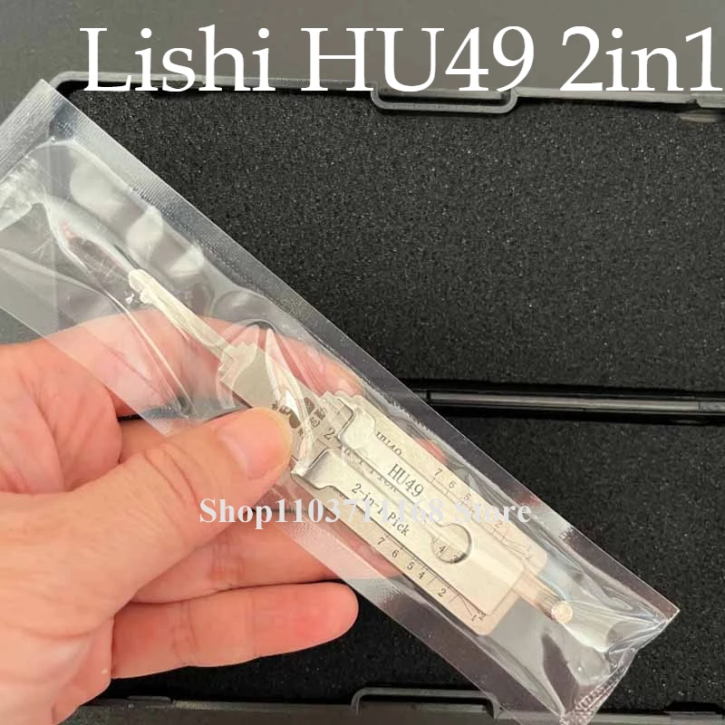 

1pcs Ganzua Lishi HU49 2in1 Decoder and Pick Is Designed for AUDI,FOR SEAT, FOR VW [Flat 7 Cut] Picklock Locksmit Lockpicking