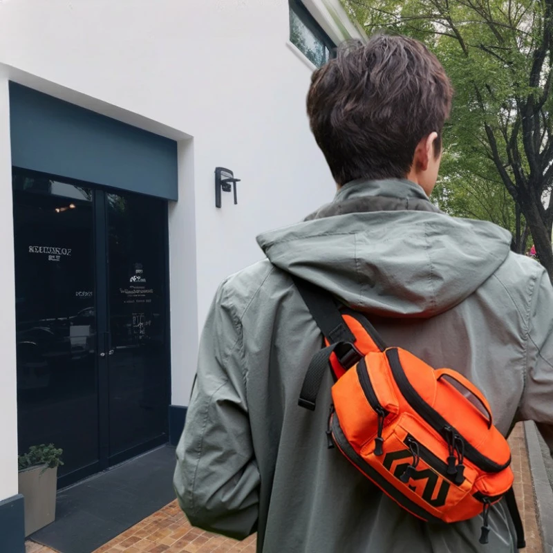 Outdoor cycling chest bag travel large capacity multi-purpose one-shoulder cross mountain climbing and hiking tactical waist bag