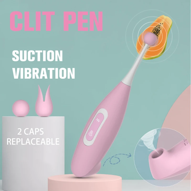 Siliconen Zuigende Seksspeeltje Clit Vibrator Voor Vrouwen Oplaadbare Stimulatie Clitoris Pen Vrouw Orgasme Masturberen Dildo Volwassen