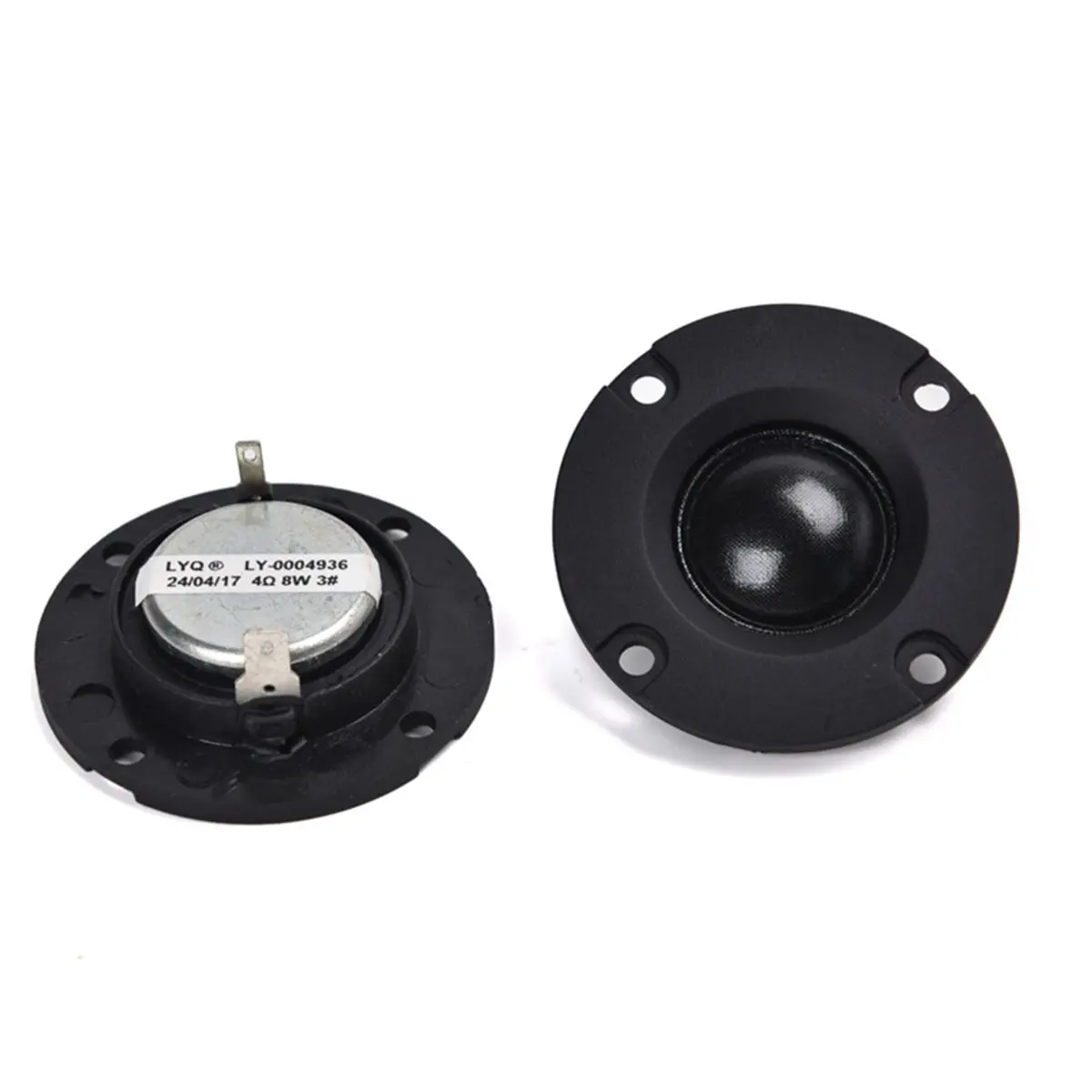 2PCS 2inch 50mm Tweeter Speaker 20-Core 4Ω 8W in-Car Internal Magnet Car Audio Tweeter Speaker