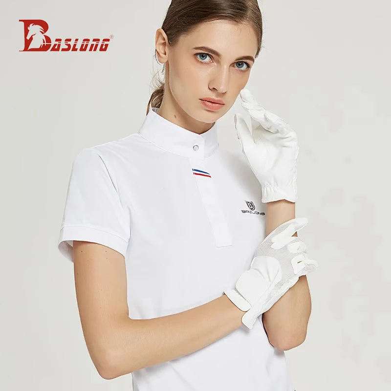 Baslong Спортивные перчатки для верховой езды Велосипедные перчатки Перчатки для верховой езды для взрослых и детей в одном стиле Дышащие высокоэластичные нескользящие перчатки