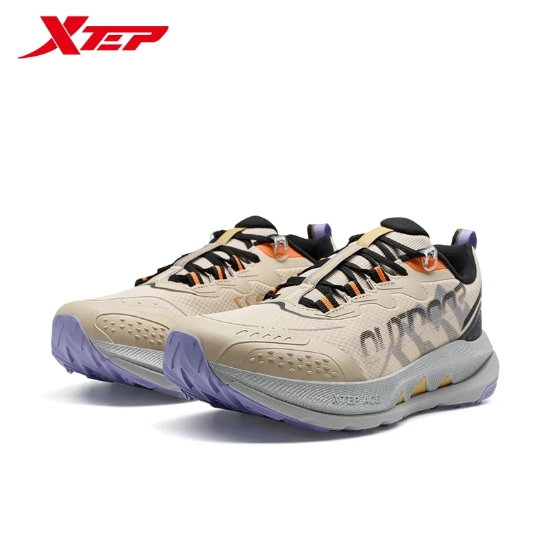 Xtep Kunlun 2.0 Outdoor Shoes For Men 2024 Winter Shock Absorption Sports Shoes Trendy Retro Cushion Sneakers 976419170008