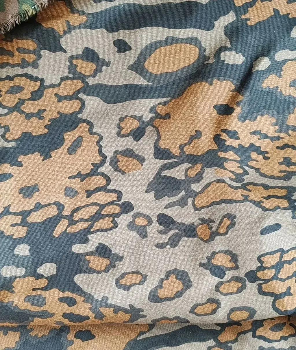 الحرب العالمية الثانية الجيش الألماني أوراق البلوط عكسها كامو نسيج التمويه القطن - 150 سم × 100 سم -