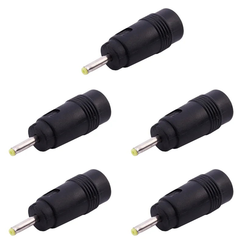 ABMF-5Pcs 2.5 مللي متر X 0.7 مللي متر ذكر التوصيل إلى 5.5 مللي متر X 2.1 مللي متر أنثى جاك تيار مستمر محول الطاقة