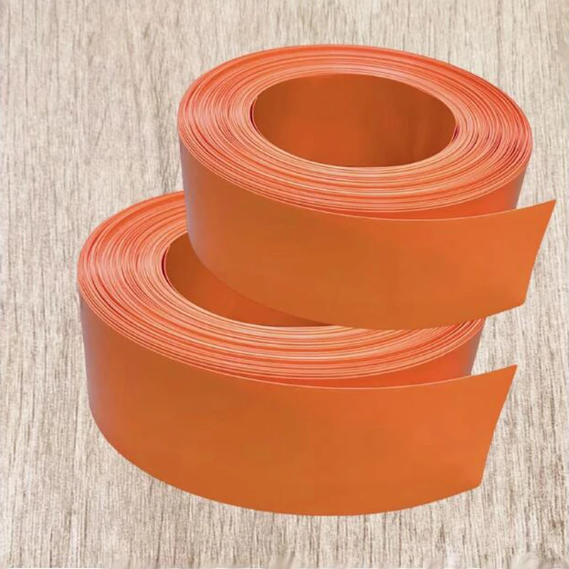 PVC heat shrinkable tube lithium battery pack protection shrink film 18650 21700 battery packaging tube insulation shrink skin